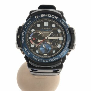 質屋 腕時計 カシオ CASIO G-SHOCK Gショック ガルフマスター GN-1000B-1AJF ブラック ツインセンサー 22s127-1 みいち質店