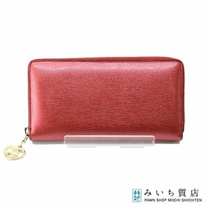 質屋 財布 GUCCI グッチ 長財布 ラウンドジップ 308005 ハート レッド みいち質店