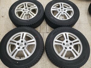 ◎すぐ使えます 新同溝 215/65R16 215/65-16 希少日産純正 16inch 6.5j +40 114.3/5 エクストレイル エルグランド プレサージュ スタッドレ