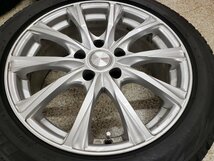 ◎すぐ使えます 良溝215/50R17 215/50-17 レヴォーグ プリウスα FKシビックサイズ 17inc 7j +48 114.3/5H ブリヂストン スタッドレス 4本_画像2