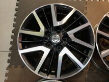 ★希少ブラポリ日産純正　17×7J+45　114.3/5Hエクストレイル取り外し品純正戻しや純正流用スペアとしてもオススメ★_画像5