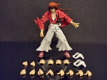 開封品 海洋堂 リボルテックヤマグチ No.109 緋村剣心 るろうに剣心 検) ジャンク 明治剣客浪漫譚 S.H. figma 6インチ 1/12 レジェンド_画像6