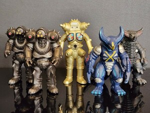 中古 バンダイ ウルトラ怪獣 キングジョー インペライザー 他 機械系怪獣5体セットソフビ 検) 500シリーズ S.H. アーツ 掌動 SHODO 超動