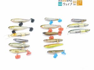 Megabass メガバス ジャイアントドッグX 1/2oz・ドッグX S 1/4oz・ドッグX Jr コアユ・ヴィジョン95 等 バスルアー 計15点