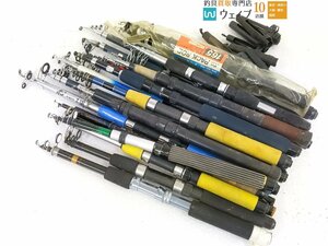 アルファタックル カーボショートボート 20号 180 コンパクトロッド など ジャンク竿 大量セット ジャンク品