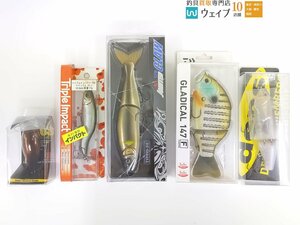 デプス スウィートキラー、ダイワ クラディカル 147F、ガンクラフト ジョインテッドクロー 178 など 計5点 美品 未使用あり