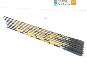 ダイワ PG 鯉路 8尺 ・写楽 幻光 硬調 8尺 ・写楽 幻光 硬調 9尺・振出 祐舟 11尺 ・特選 江舟 9尺 等 ヘラ竿 計8本