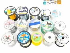 ダイワ ジャストロン DPL、デュエル CN500、サンエアイン クイーンスター 等 計15点 ライン セット