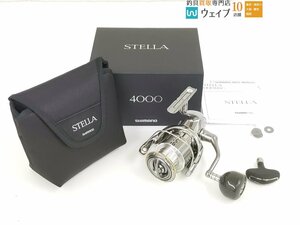 シマノ 18 ステラ 4000 ※ハンドルノブカスタム 純正ノブ付属