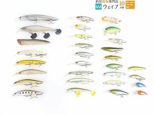 OSP ルドラ 130SP、メガバス ドック X 1/4oz、ダイワ スティーズ シャッド 等 計30点 セット