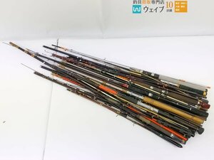 ダイワ サンクリスタル 島影 150H、オリムピック 純世紀 カワハギ 180 他 船竿 ジャンク大量 ジャンク品