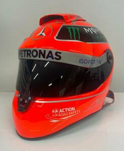 K postage included new goods unused stock equipped mi is L * Schumacher 2012 F1 practical use racing helmet M size life-size size 