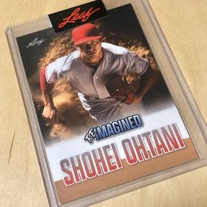 ②【貴重！】620枚限定生産 大谷翔平 LEAF RE IMAGINED Shohei Ohtani【ローダー未開封】