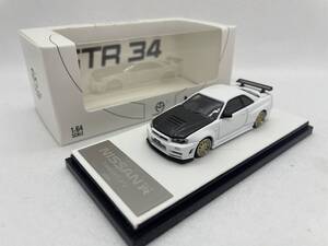 Time Micro 1/64 日産 NISSAN GTR R34 JDM TM643403 J08-1-205