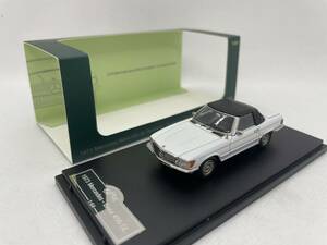 GFCC 1/64 メルセデスベンツ Mercedes-Benz 450 SL 1973 Roadster ホワイト ブラックTOP J08-1-107