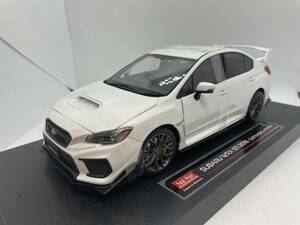 サンスター 1/18 スバル インプレッサ SUBARU WRX STI 2018 Customised Ver ホワイト J02-5-027