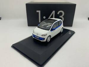 VW特注 1/43 フォルクスワーゲン アップ VW UP！ ホワイト×ブルー J05-02-403