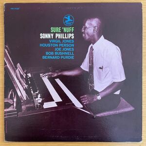 SONNY PHILLIPS “SURE ‘NUFF” / PRESTIGE PR 7737 / マル紺 VAN GELDER / BERNARD PURDIE ノーカット 準美品