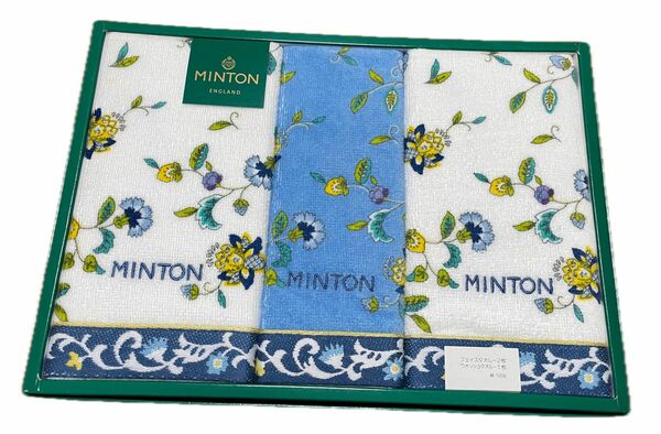 【未使用品】MINTON フェイスタオル 2枚 & ウォッシュタオル １枚