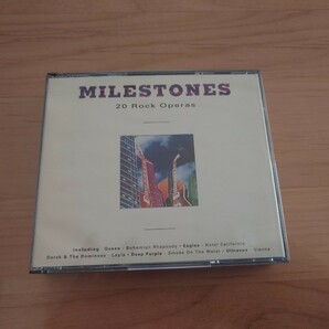 ★Milestones ★20 Rock Operas★2CD★中古★ジャケット経年汚れ、傷み★クイーン、イーグルス、ケイト・ブッシュ、ディープ・パープルほか