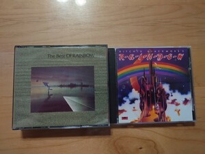 * Rainbow Rainbow*Ritchie blackmore's rainbow domestic record *The Best Of Rainbow*2CD* secondhand goods * jacket passing of years scratch, dirt 