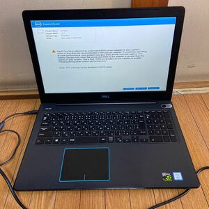 DELL デル ノートPC G3 P75F003 本体 Core i5-8th Gen GeForce GTX ゲーミング ノート パソコン 通電確認