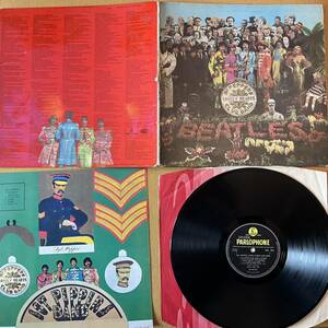 The Beatles sgt.peppers UKオリジナルmono 付属品完備　ビートルズ PMC7027