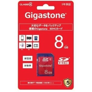 SDカード Gigastone ギガストーン 4716814070844 8GB SDHC Class4対応 GJS4/8G