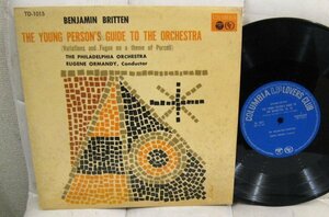 ^^ 10インチ BENJAMIN BRITTEN / THE YOUNG PERSON'S GUIDE TO THE ORCHESTRA [ 国内盤 JPN TD-1015]