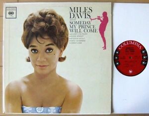 JAZZ LP ■ Miles Davis Sextet / Someday My Prince Will Come [US ORIG Columbia CL 1656] '61 Mono, Pitman pressing