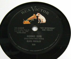 ** 78rpm ** Elvis Presley Hound Dog / Don't Be Cruel [ US '56 RCA Victor 20-6604] SP盤