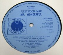 ☆彡 英國盤 Fleetwood Mac Mr. Wonderful [ UK stereo ORIG '68 Blue Horizon 7-63205 ]_画像5