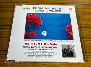 David T. Walker デヴィッド・T・ウォーカー From My Heart promo CD 