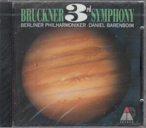 [CD/Teldec]ブルックナー:交響曲第3番ニ短調[1877年版]/D.バレンボイム&ベルリン・フィルハーモニー管弦楽団