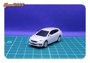 SUBARU　IMPREZA　スバル　インプレッサ　スバルカーディーラー　販促品（ノベルティ）プルバックミニカー