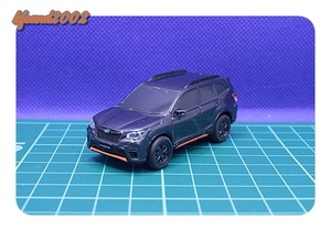 SUBARU　FORESTER　スバル　フォレスタ　スバルカーディーラー　販促品（ノベルティ）プルバックミニカー 