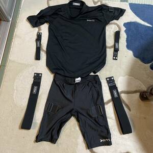 KAATS カーツ　加圧トレーニング専用ウェアセット　シャツ　パンツ　サイズM　ブラック