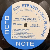 ■即決 JAZZ Three Sounds / Vibrations Bst84248 j38840 米オリジナル、Nyレーベル、Stereo Vangelder刻印 _画像3