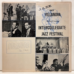 ■即決 JAZZ VA Fourth Annual Jazz At Villanova Intercollegiate Jazz Festival Srlp110 j38918 WELDON IRVINE 米オリジナル