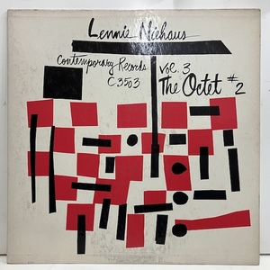 ■即決 JAZZ Lennie Niehaus / Vol3 The Octet #2 c3503 j38939 米オリジナル、D1D1 Dg Mono レニー・ニーハウス