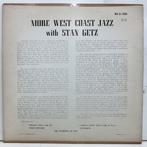 ■即決 JAZZ Stan Getz / More West Coast Jazz Mgn1088 j38989 米盤、艶無黒銀Tp/Dg Mono スタン・ゲッツ_画像2