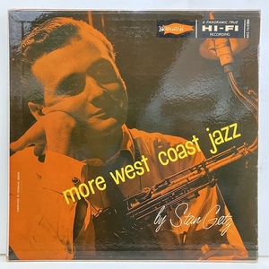 ■即決 JAZZ Stan Getz / More West Coast Jazz Mgn1088 j38989 米盤、艶無黒銀Tp/Dg Mono スタン・ゲッツ