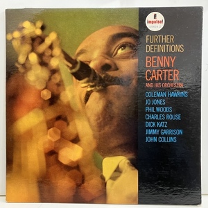 ■即決 JAZZ Benny Carter / Further Definitions as12 米オリジナル、艶Am Par LW Stereo RVG”刻印 COLEMAN HAWKINS