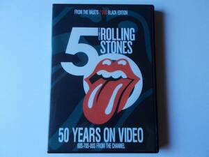 The Rolling Stones 輸入DVD2枚組 「50 YEARS ON VIDEO」 PV&ライブ集 再生確認OK ＊ ローリング・ストーンズ ミック・ジャガー