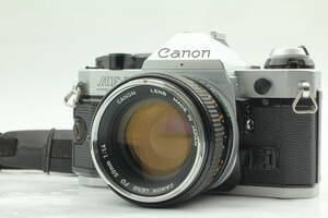 並品　Canon AE-1 Program Film Camera silver + FD 50mm f1.4 キヤノン #491