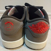 Travis Scott × Nike Air Jordan1 Low OG SP-T Black/DarkMocha トラヴィス・スコット×ナイキ エアジョーダン1 ローブラック/ダークモカ_画像9