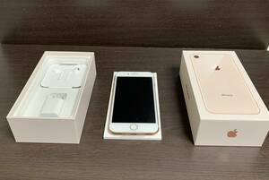 値下げ！新品未使用! iPhone8 MQ7A2J/A Gold, 64GB SoftBank ゴールド ソフトバンク simフリー 送料無料