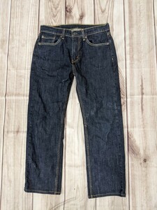 20．LEVI’S リーバイス145周年記念 505 ストレッチ入り デニム ジーンズ　アメカジ　 W30L32 ネイビーy408