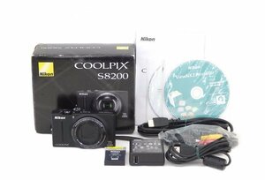 ニコン デジタルカメラ COOLPIX S8200 ブラック コンデジ