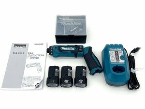 makita/マキタ 充電式ペンドライバドリル DF012D 7.2V 1.0Ah バッテリ BL7010 3個 充電器DC07SA付